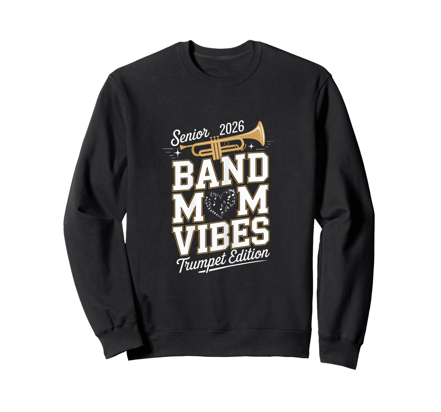 Senior Band Mom 2026 Trumpet Marching Band Class of 2026 T-Shirt