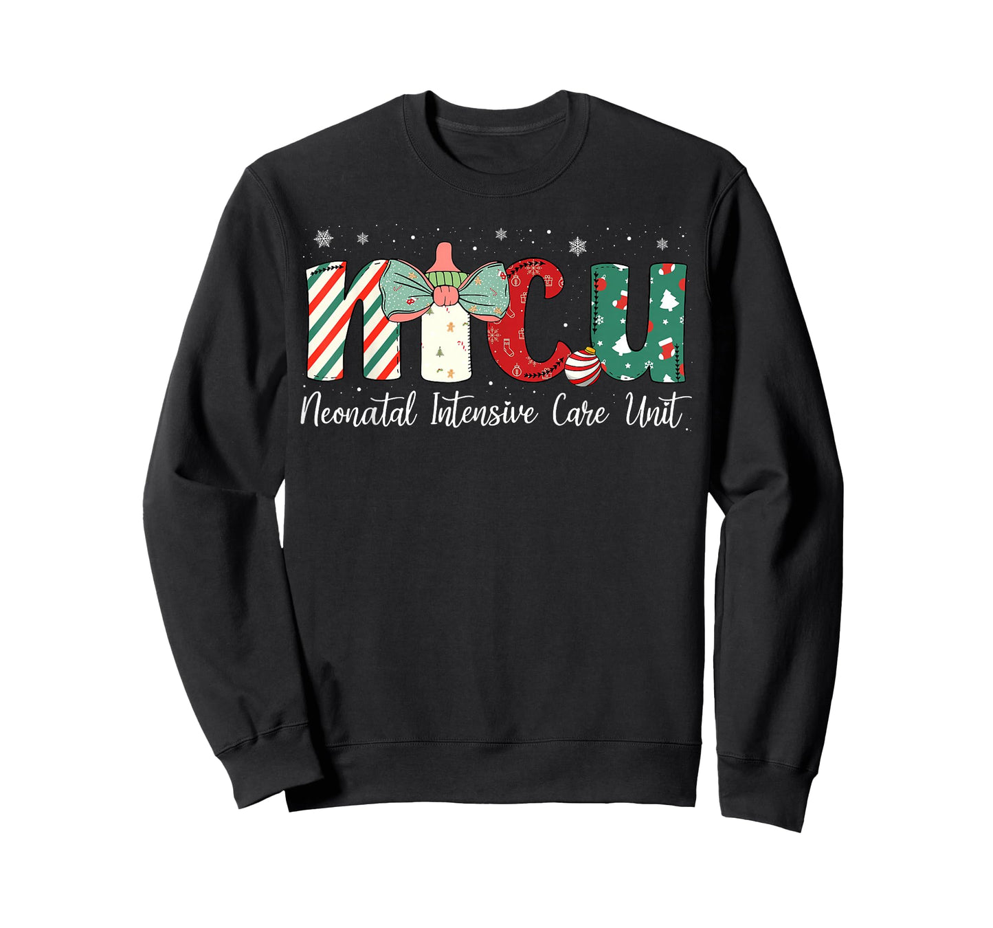 Christmas Nicu Nurse Women Coquette Nursing Xmas T-Shirt