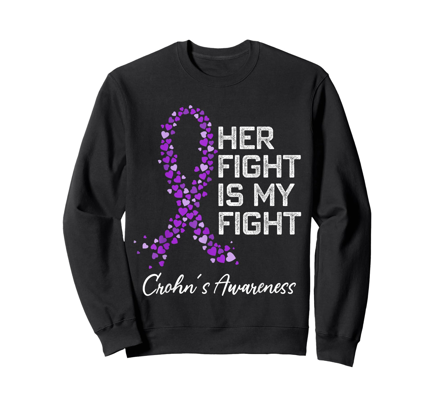 Colon Cancer and Crohn's Disease Awareness Husband Boyfriend T-Shirt