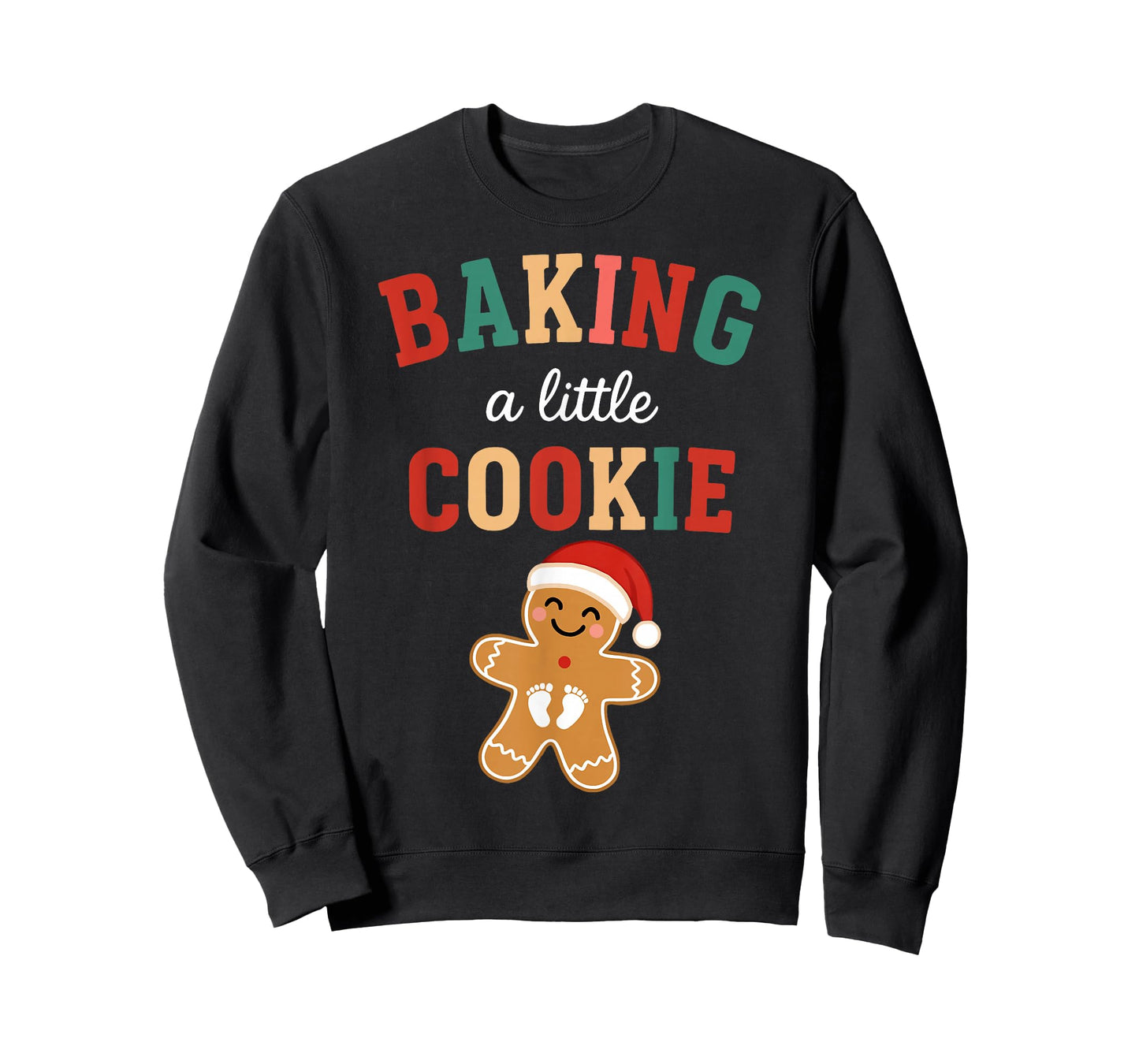 Baking A Little Cookie Christmas Pregnancy Announcement T-Shirt
