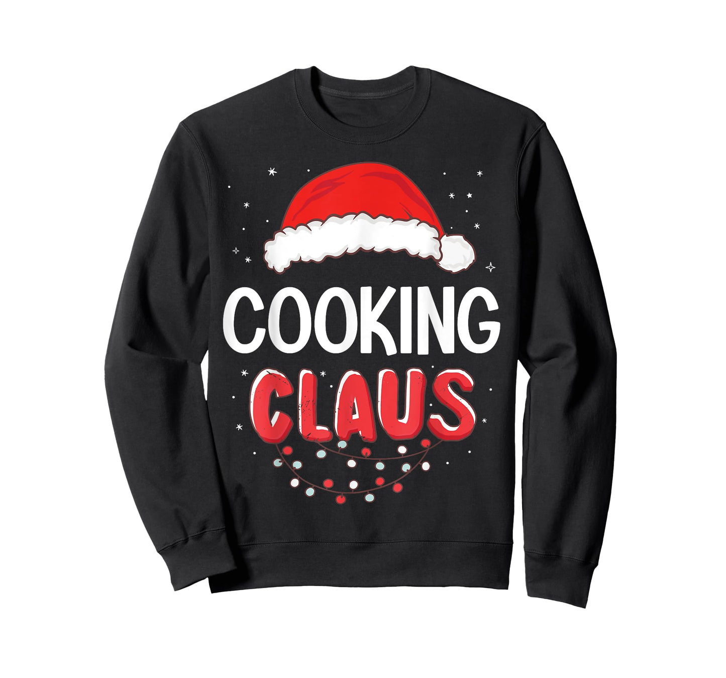 Cooking Santa Claus Christmas Matching Costume T-Shirt