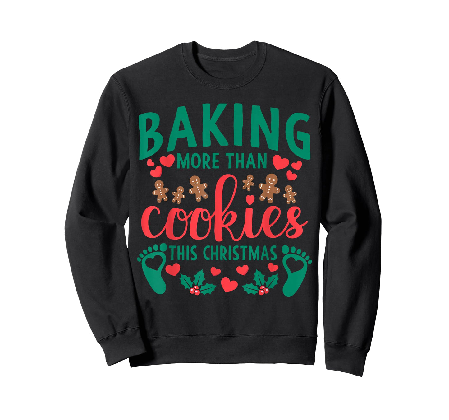 Baking More Than Cookies This Christmas Pregnant Mom to Be T-Shirt