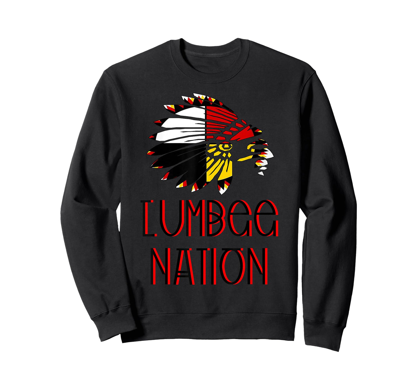 LUMBEE NATION FLAG | Indigenous | Native American Headdress T-Shirt