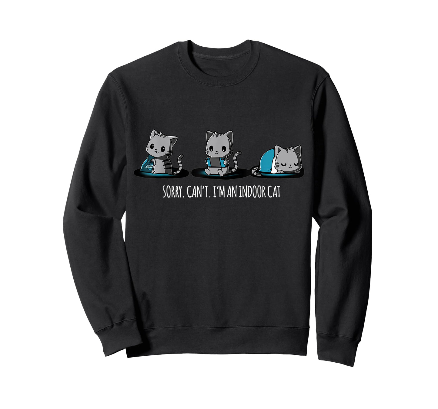 Sorry I Can't I'm An Indoor Cat Kitty Lover T-Shirt