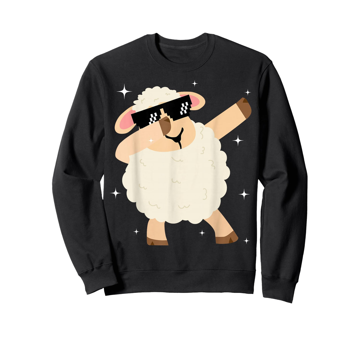 Men Women Kids Funny Sheep Dabbing Animals Wildlife Parties T-Shirt