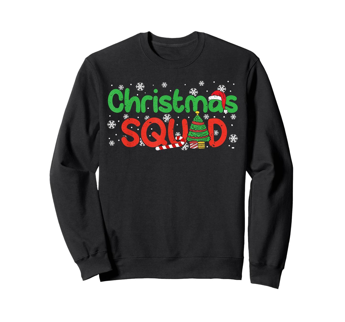Christmas Squad Santa Dabbing Elf Family Matching Pajamas T-Shirt