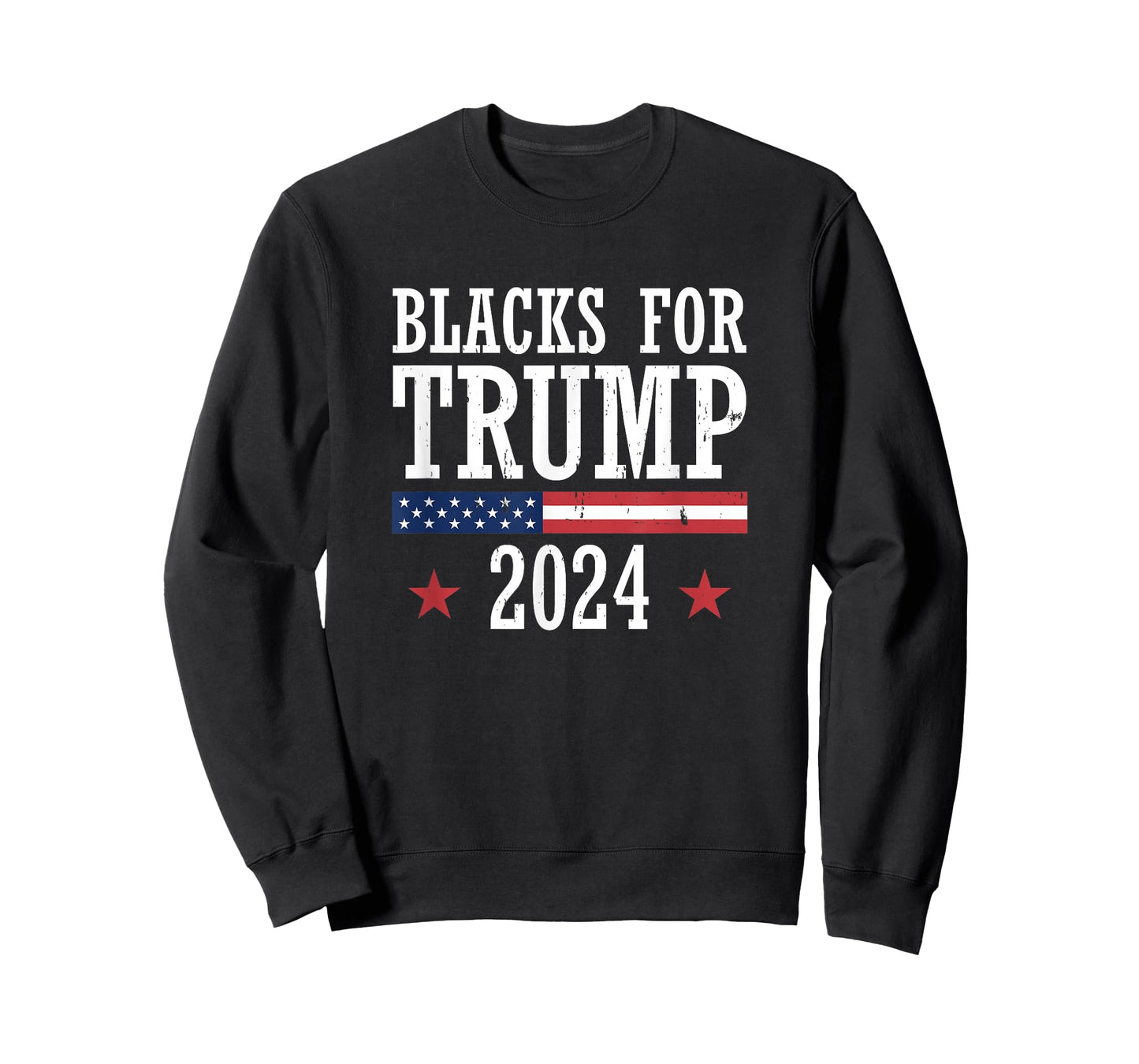 Blacks For Trump 2024 Presidential Election Republican T-Shirt