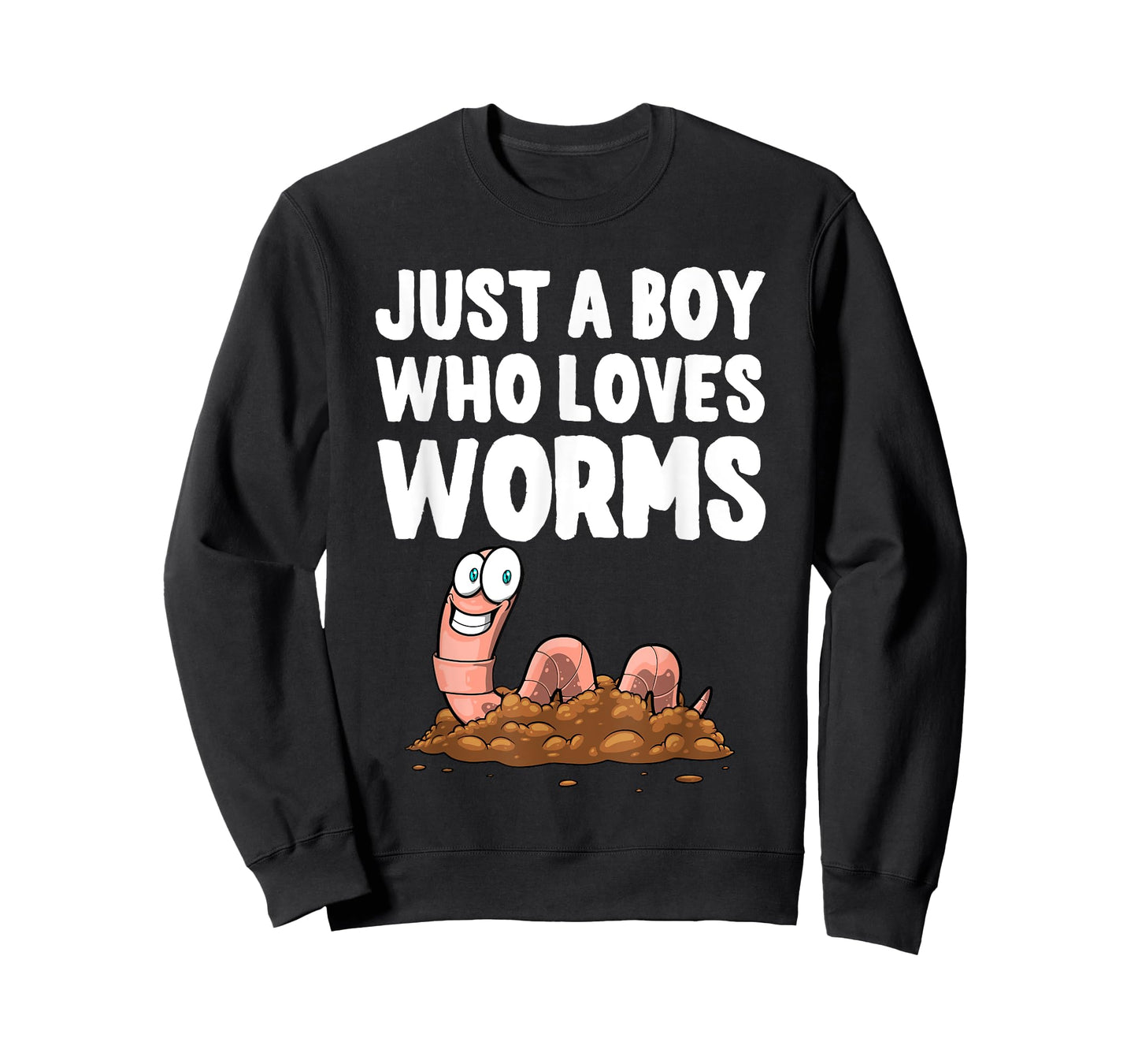 Cool Worm Gifts Love Worms Accessories & Stuff Boys Kids Worm Hunter Worm Farmer Composter T-Shirt