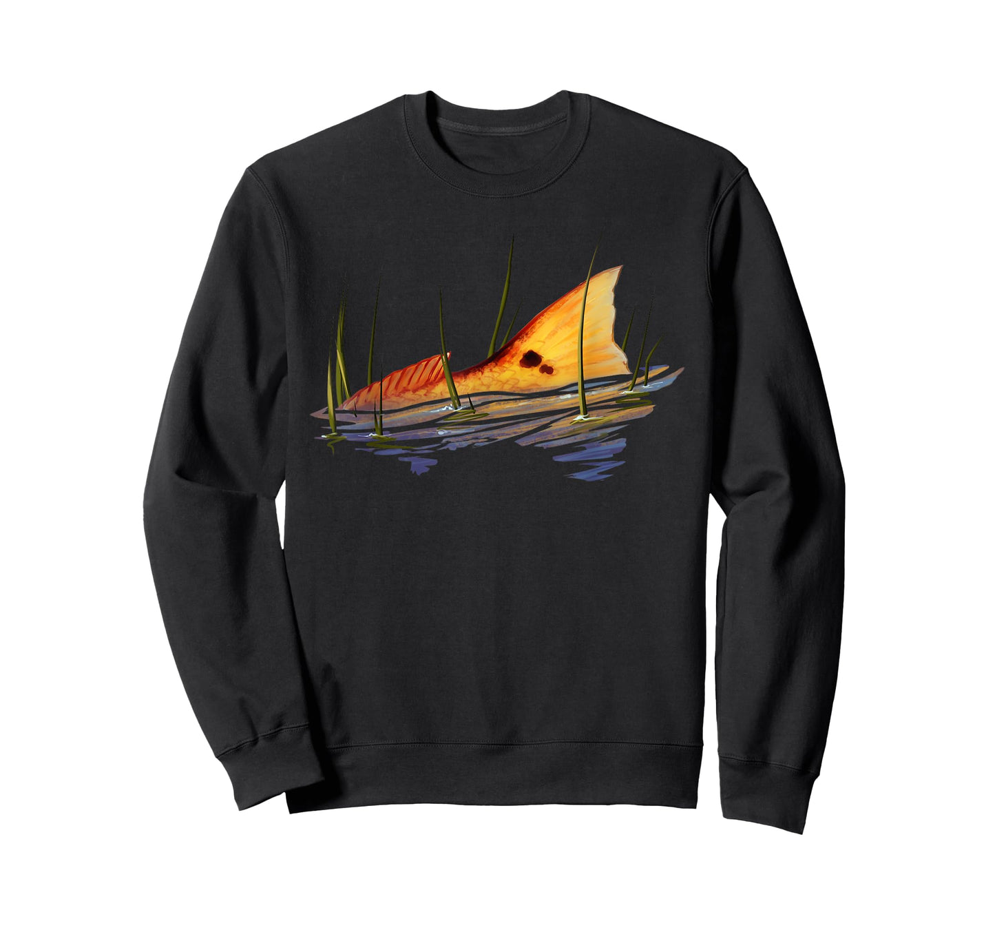 Tailing Redfish | Red Drum Fish | Redfish Tail T-Shirt