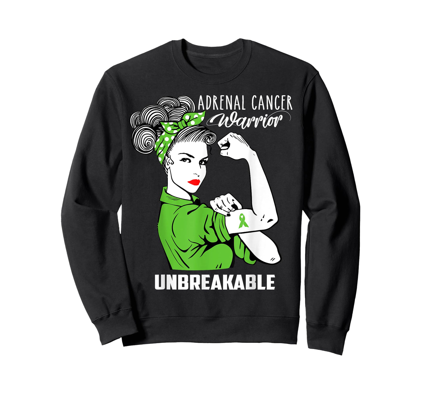 Adrenal Cancer Warrior Unbreakable Shirt Awareness Gift T-Shirt