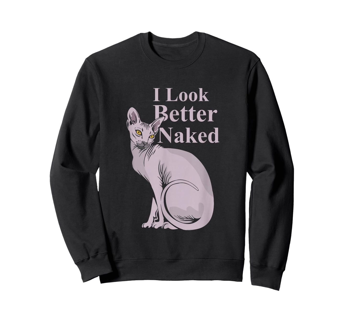 Sphynx Naked Funny Cat T-Shirt Kitten Gift T-Shirt