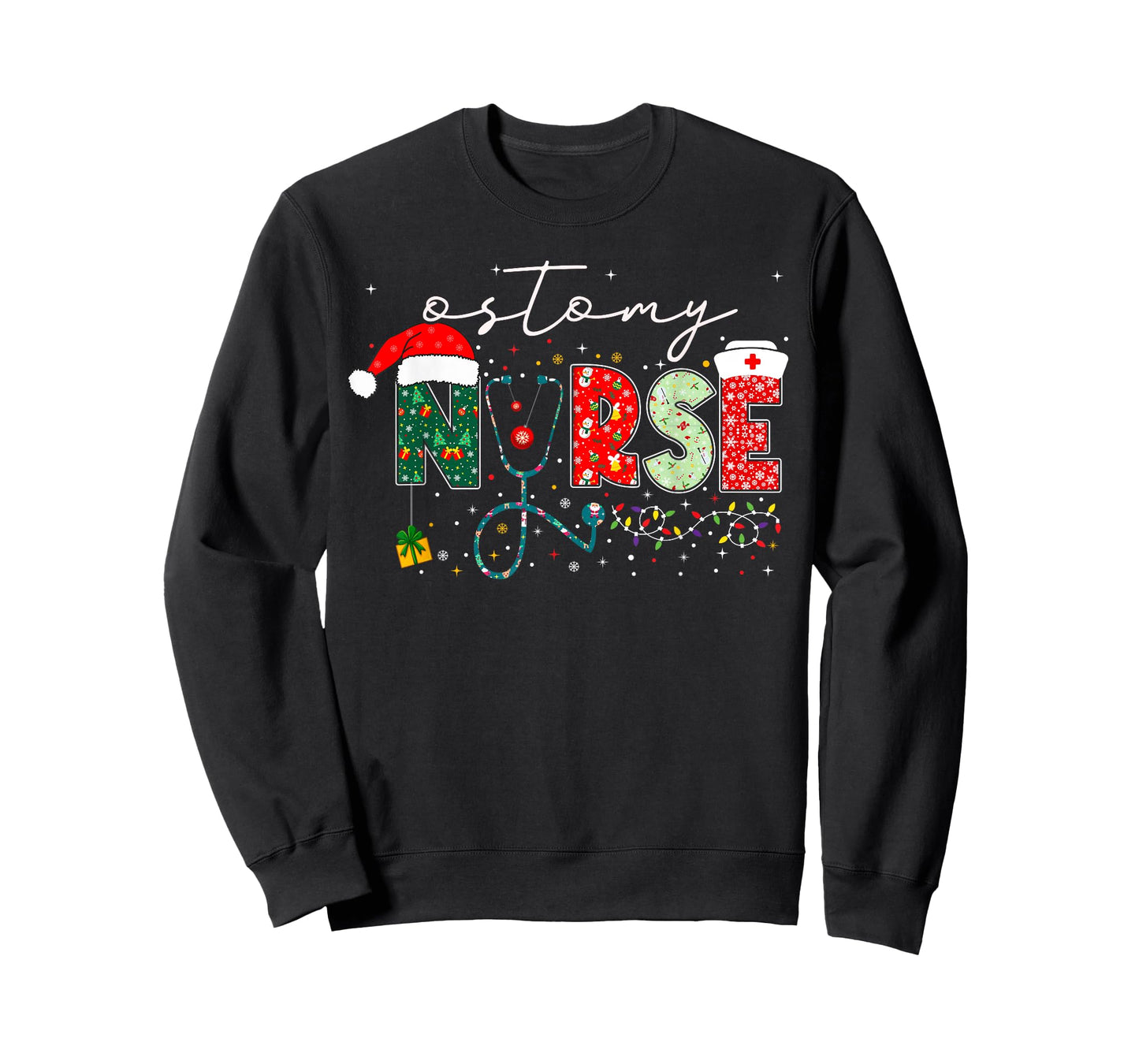 Christmas Ostomy Nurse Gifts For Nursing Student T-Shirt