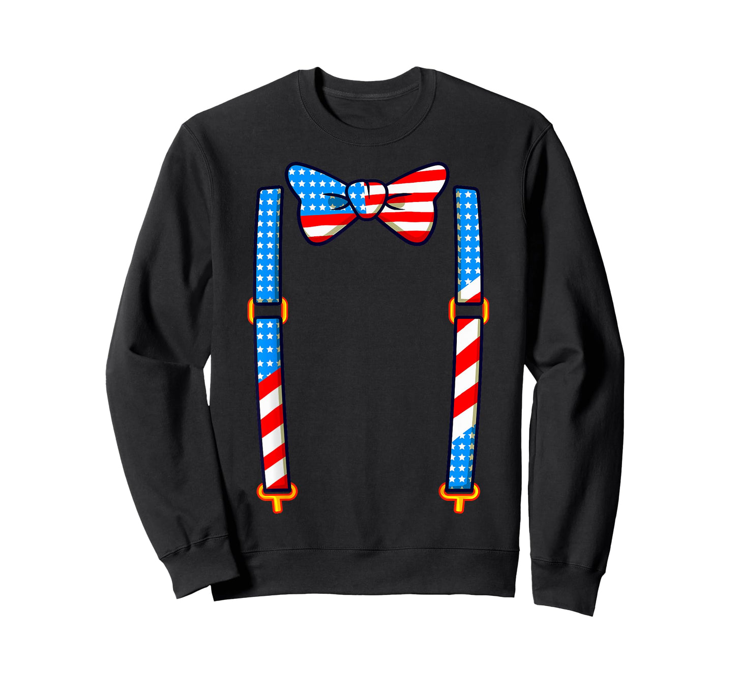 American Tuxedo Costume Funny 4th of July USA Men Women Kids T-Shirt