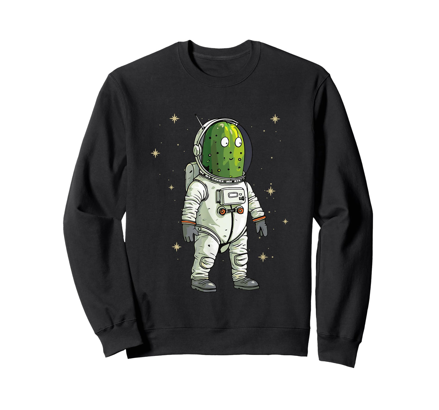Cute Pickle in Space Universe Spaceman T-Shirt