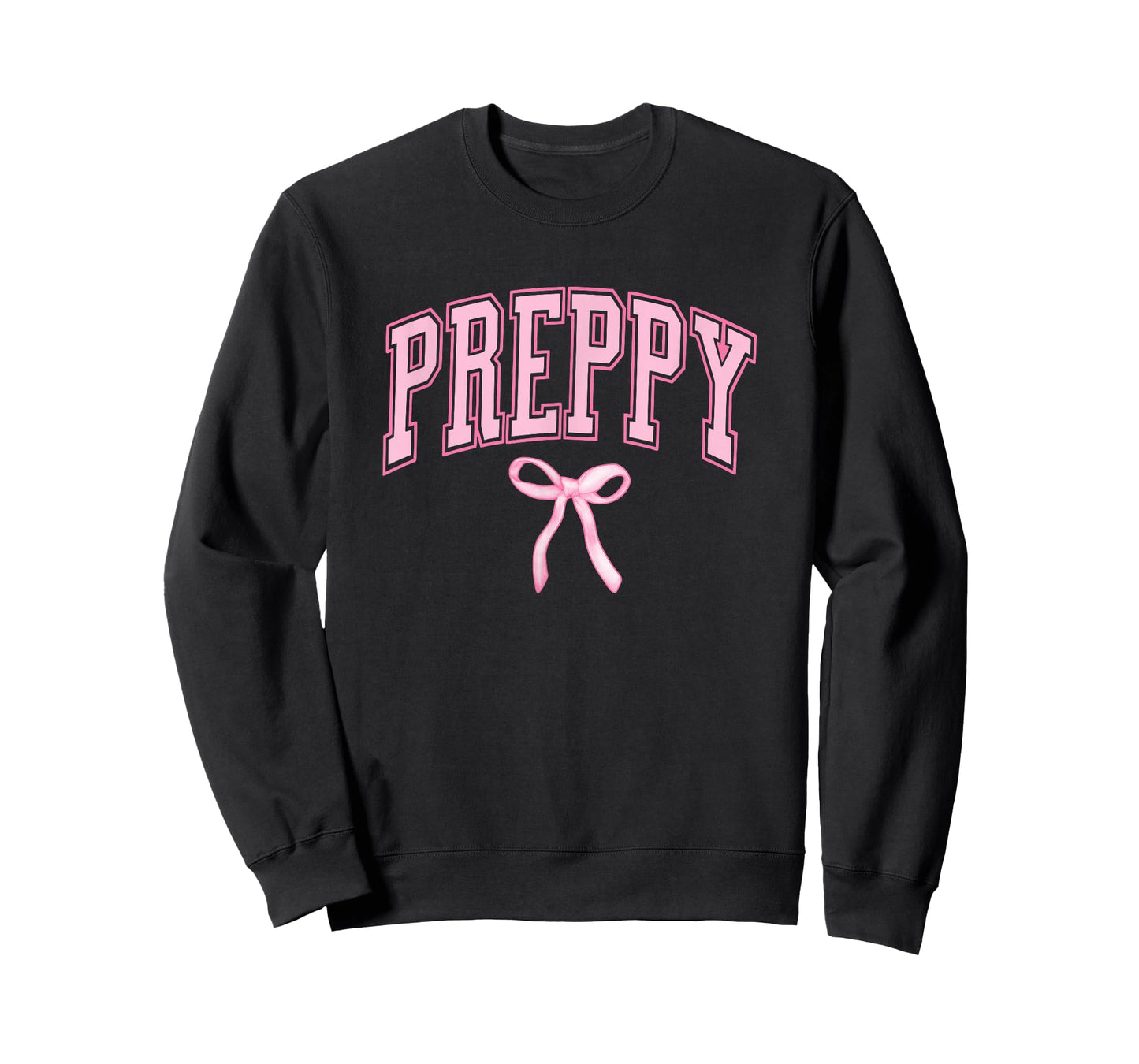 Preppy with Bow Coquette Cute Teen Girl Pink Preppy T-Shirt