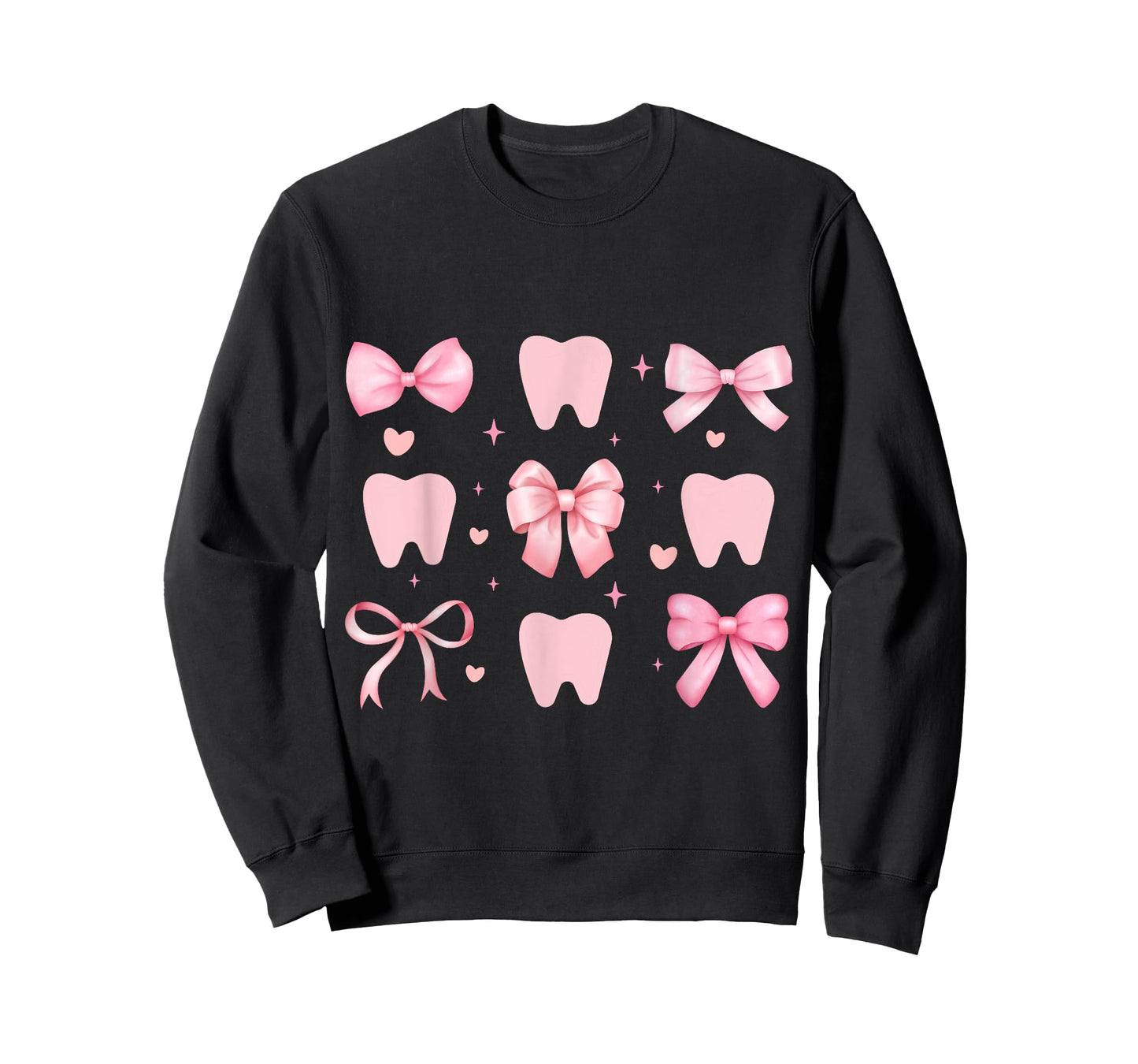 Cute Tooth Dental Assistant Coquette Bow Hygiene Oral RDH T-Shirt