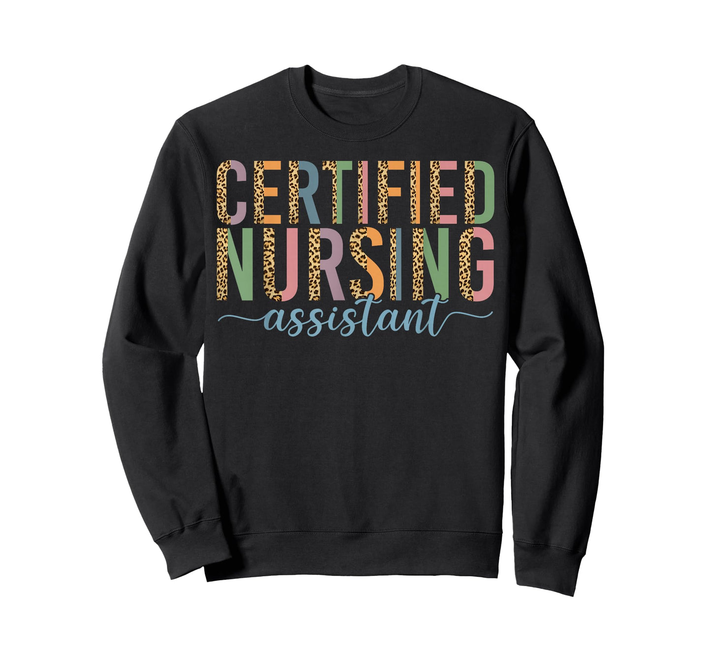 CNA Nurse Certified Nursing Assistant Leopard Cheetah T-Shirt