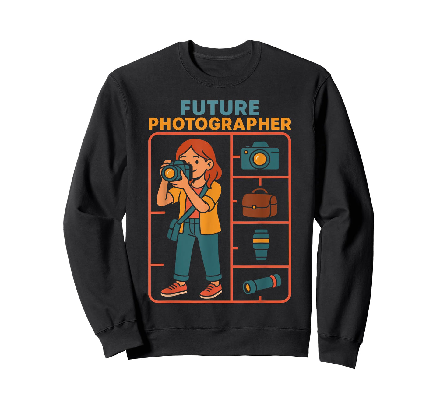 Future Photographer Costume Kit for Kids Youth T-Shirt