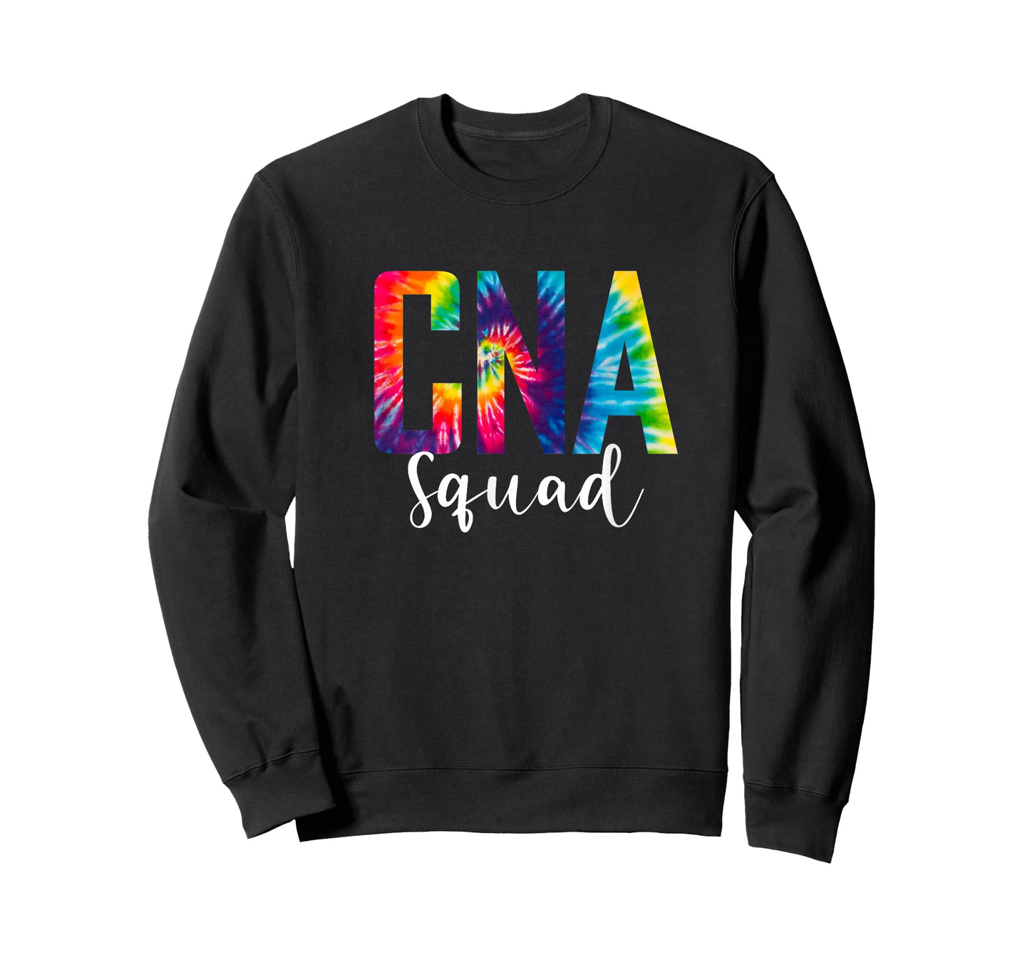 CNA Squad Tie Dye Vibrant Certified Nursing Assistant T-Shirt
