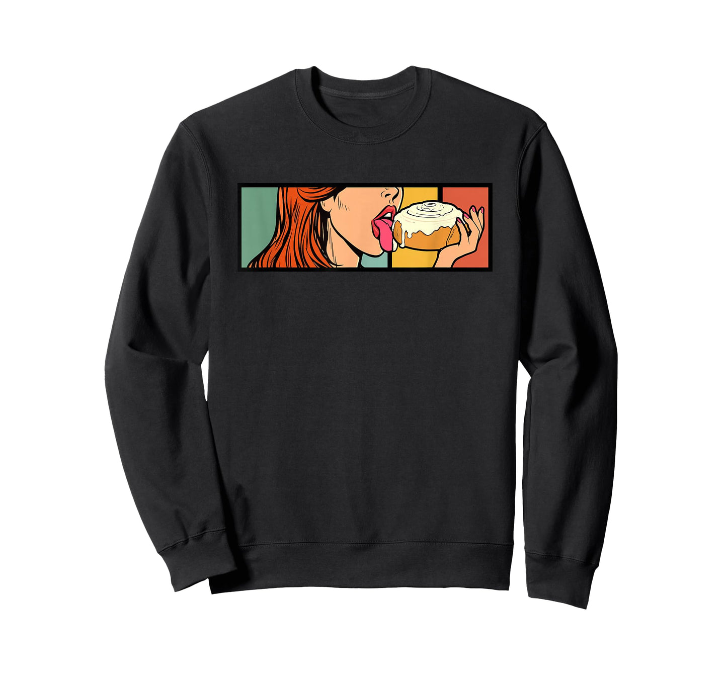 Cinnamon Roll Honey Bun Retro Vintage Bread Baker Baking T-Shirt