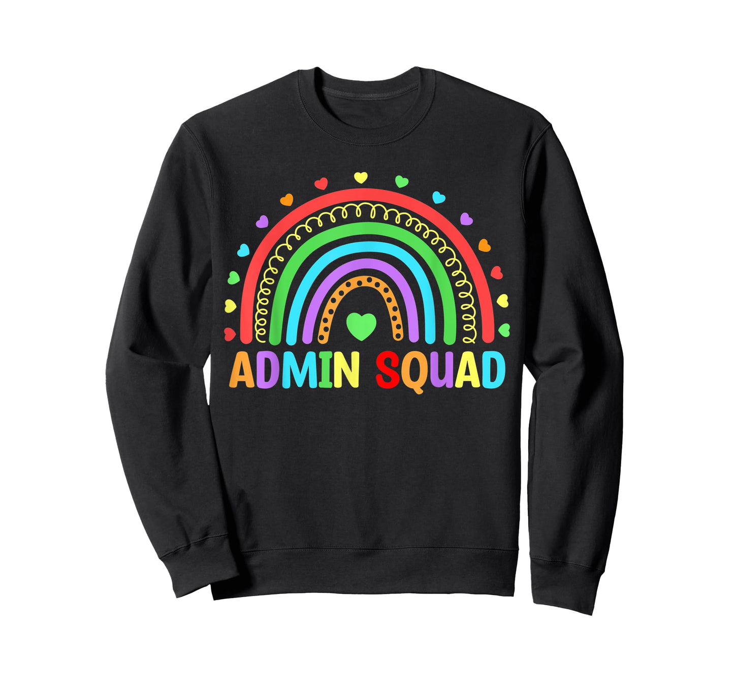Admin Squad School Rainbow Assistant Principal Administrator T-Shirt