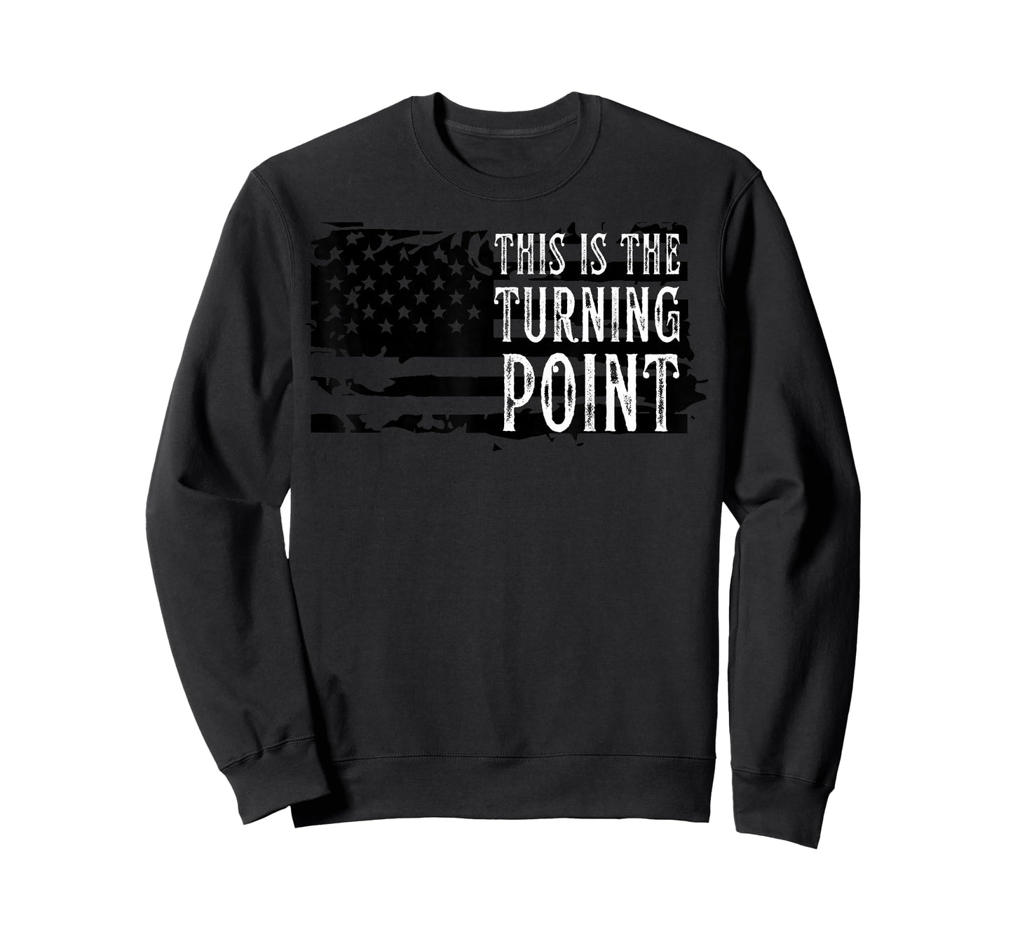 Men Vintage This is The Turning Point Tee USA Flag for Men T-Shirt