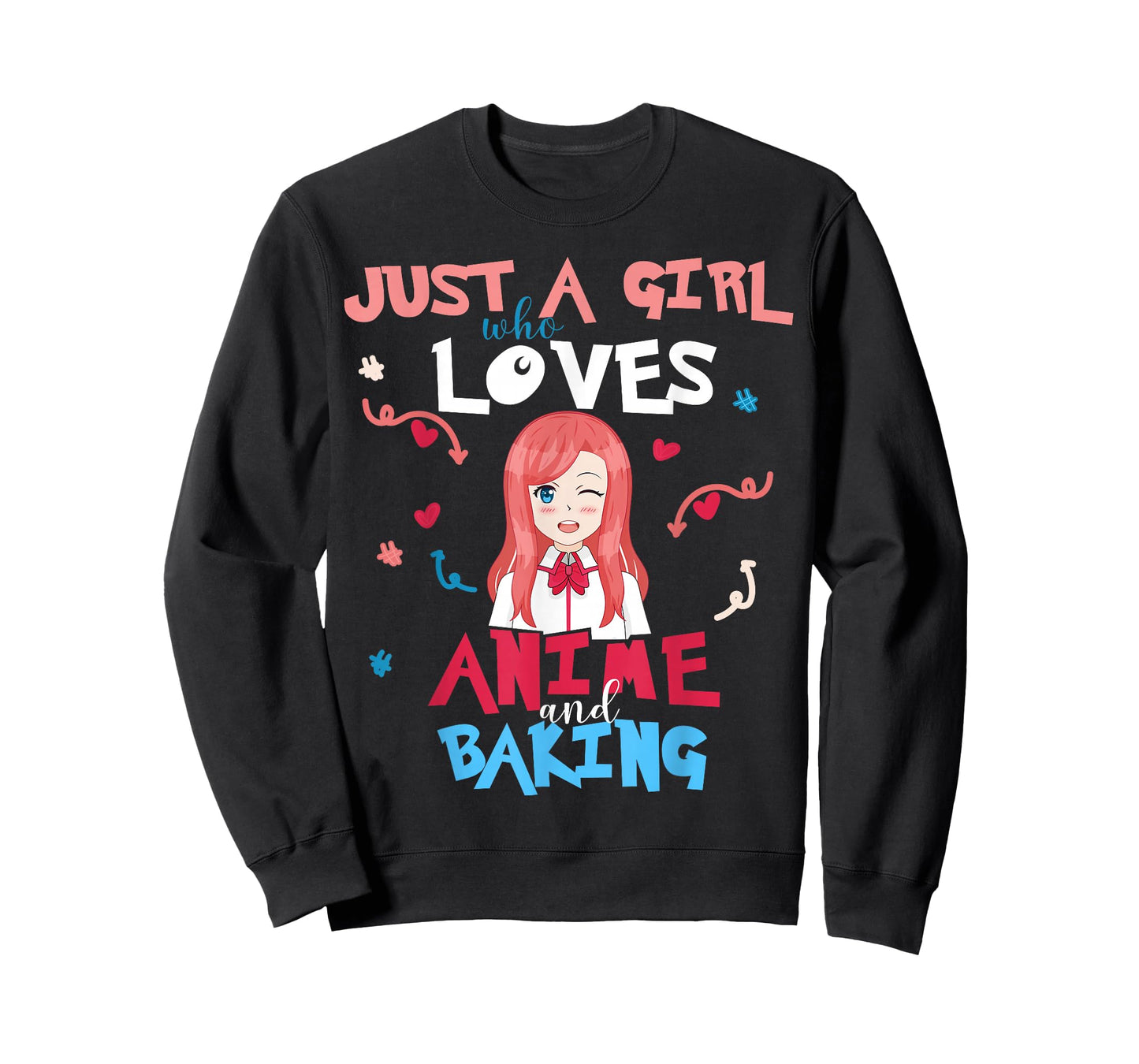 Anime Women Teen Girl Who Loves Baking T-Shirt