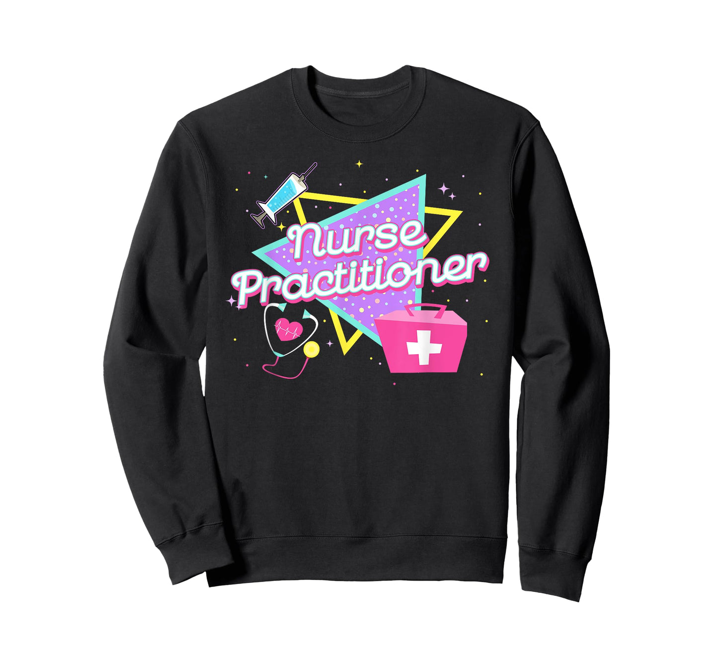 90s Retro Style Nurse Practitioner Shirts For Women Nurse T-Shirt