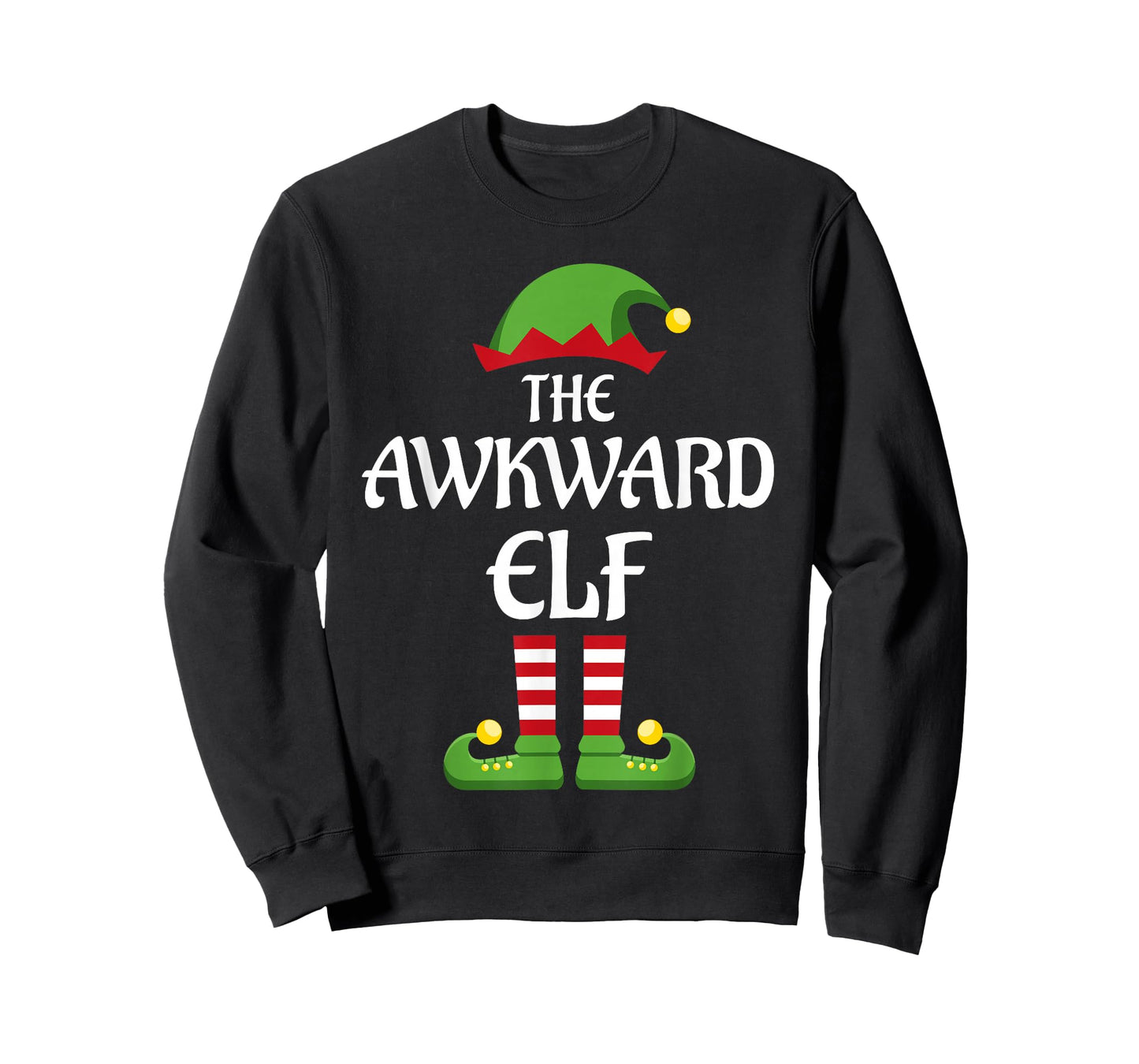 Awkward Elf Family Matching Group Christmas T-Shirt