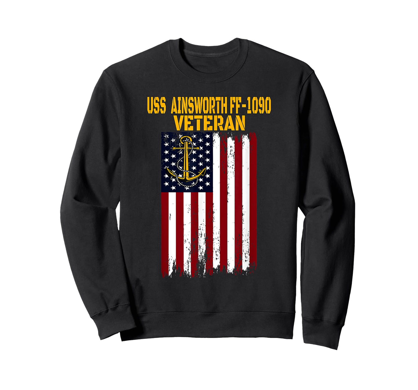 USS Ainsworth FF-1090 Frigate Veterans Day Father's Day Dad T-Shirt