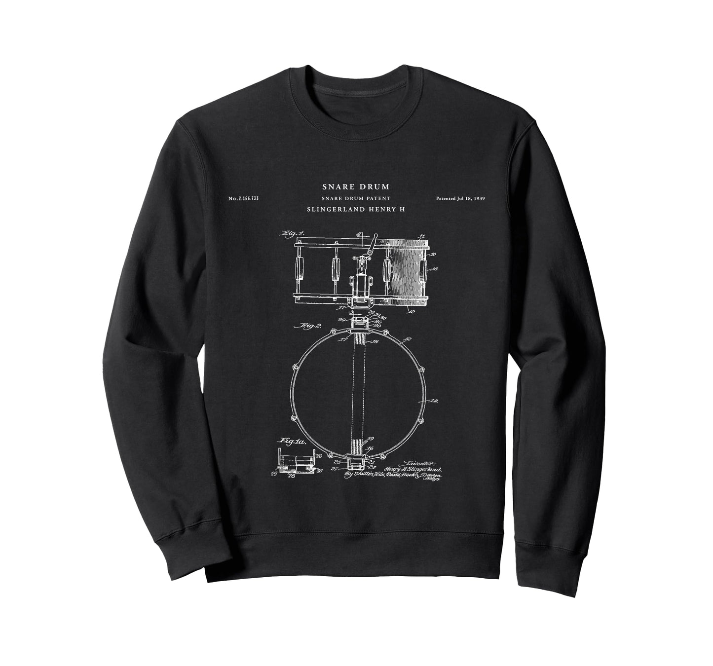 Snare Drum Patent - Drum T-Shirt
