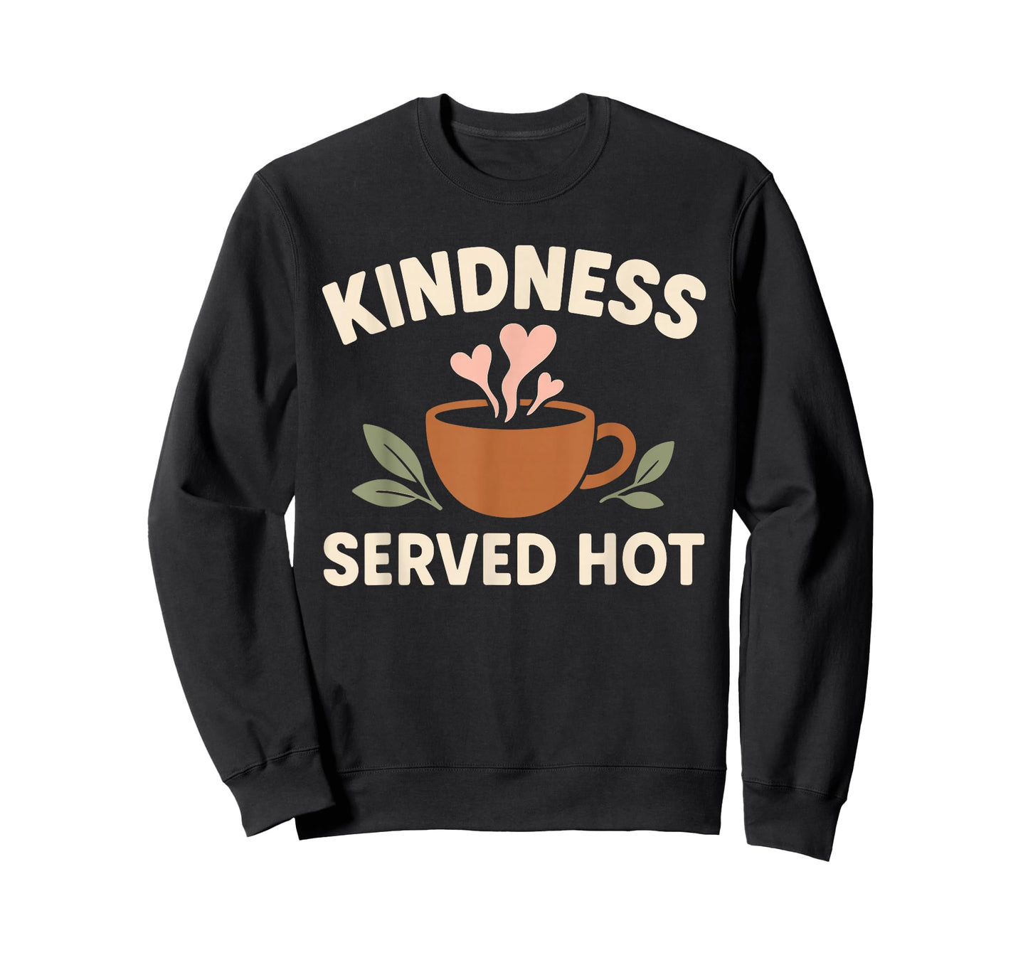 Coffee Lover Kindness Club Positive Message Caffeine Graphic T-Shirt