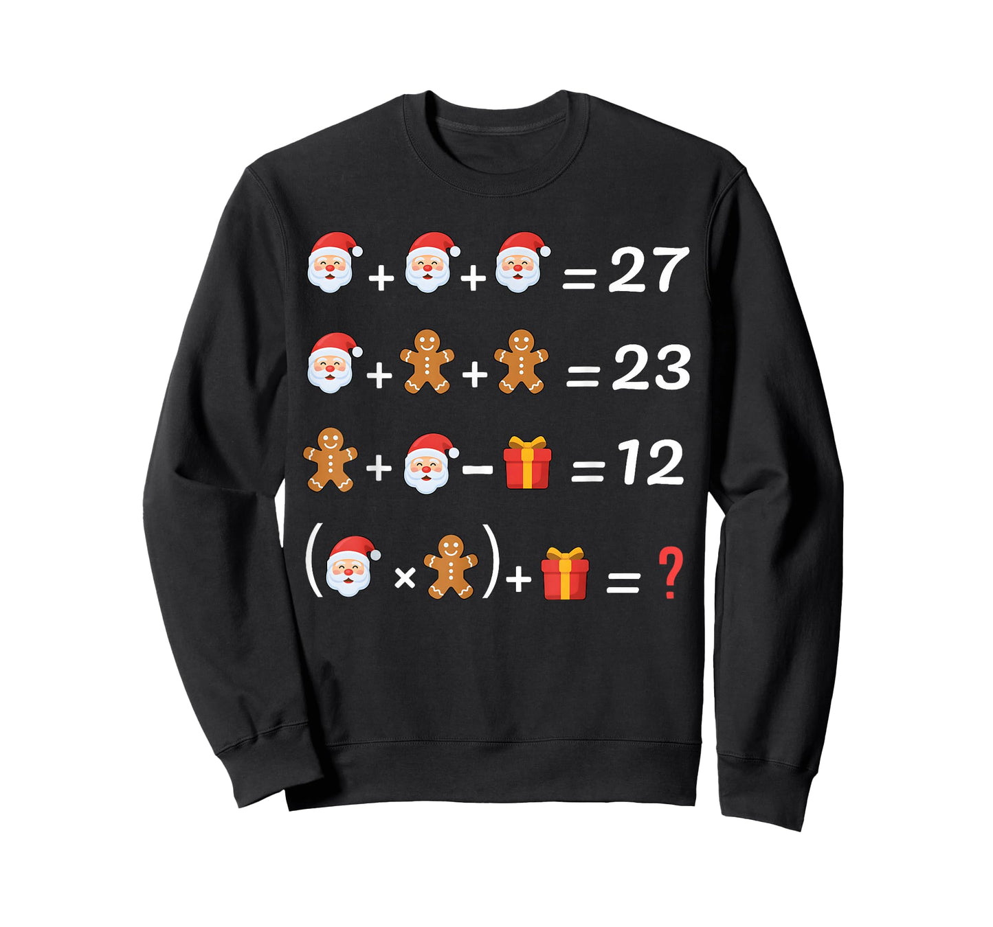 Funny 67 Meme Christmas Math Teacher Santa Six Seven Puzzle T-Shirt