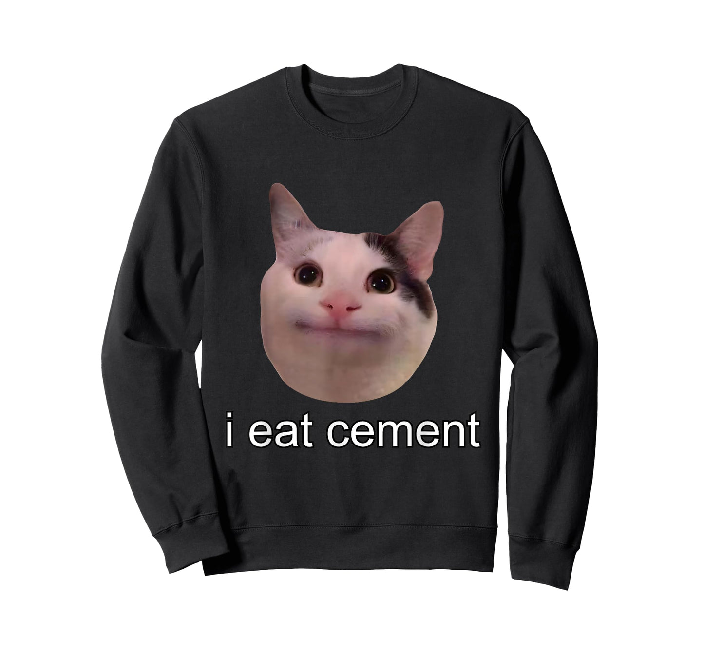 I Eat Cement Cursed Cat Funny Oddly Specific Meme T-Shirt