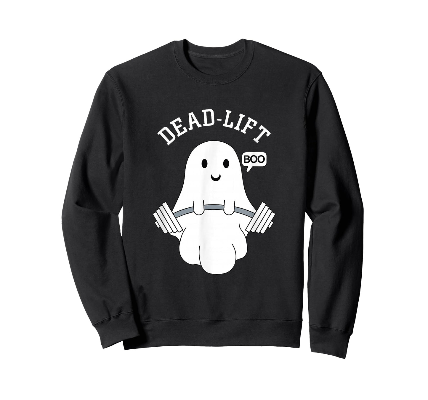 Deadlift Ghost Shirt Funny Halloween Weight Lifting Workout T-Shirt