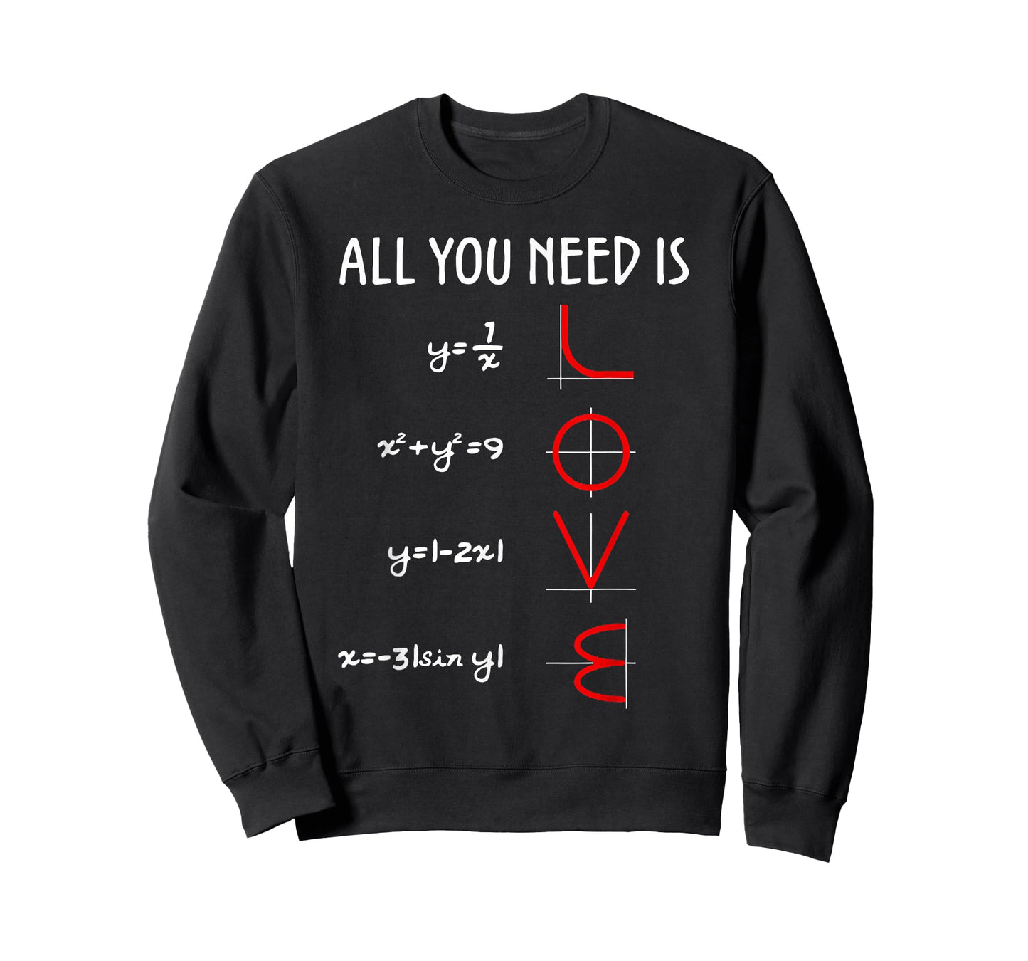 All You Need is Love Math Vertical T-Shirt