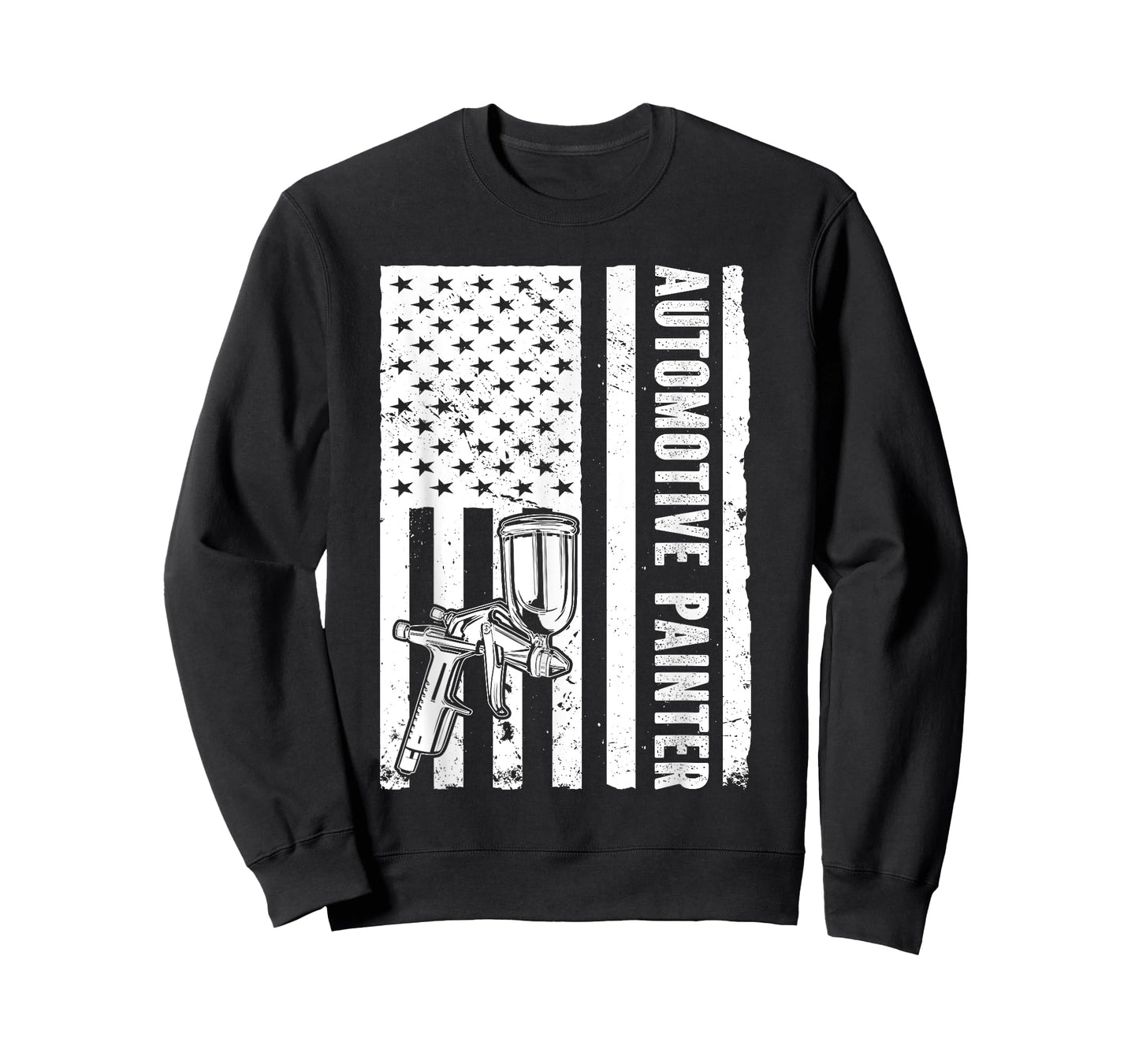 Auto Body Painter USA Flag Automotive Painter T-Shirt