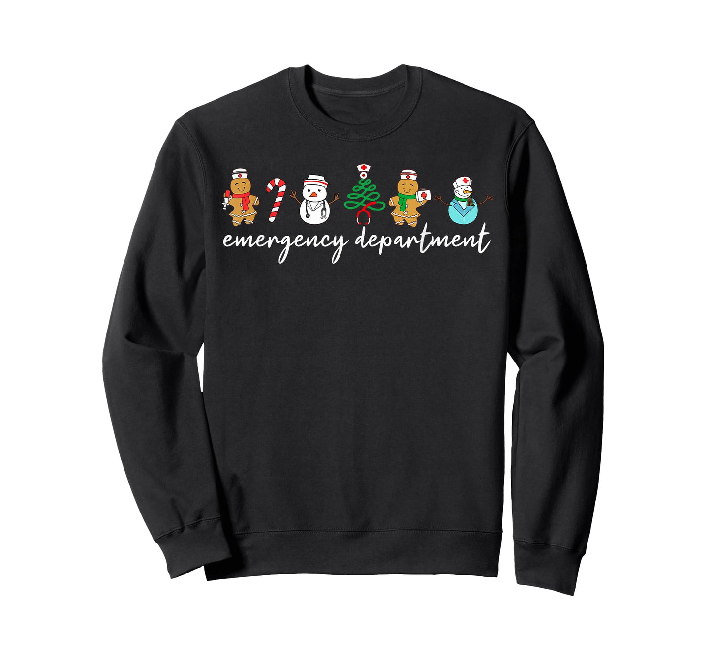 Christmas Emergency Room ER RN Nurse Department Healthcare T-Shirt