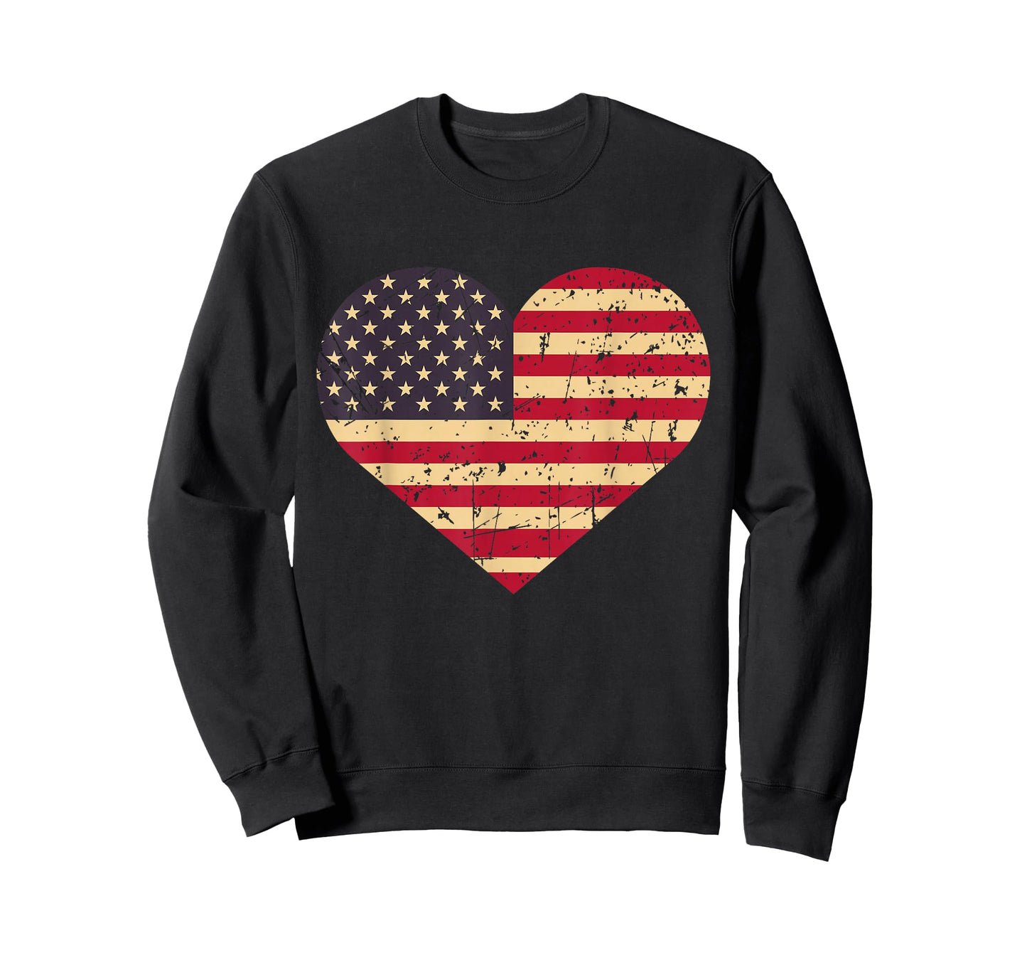 USA Heart United States of America American Flag July 4th T-Shirt