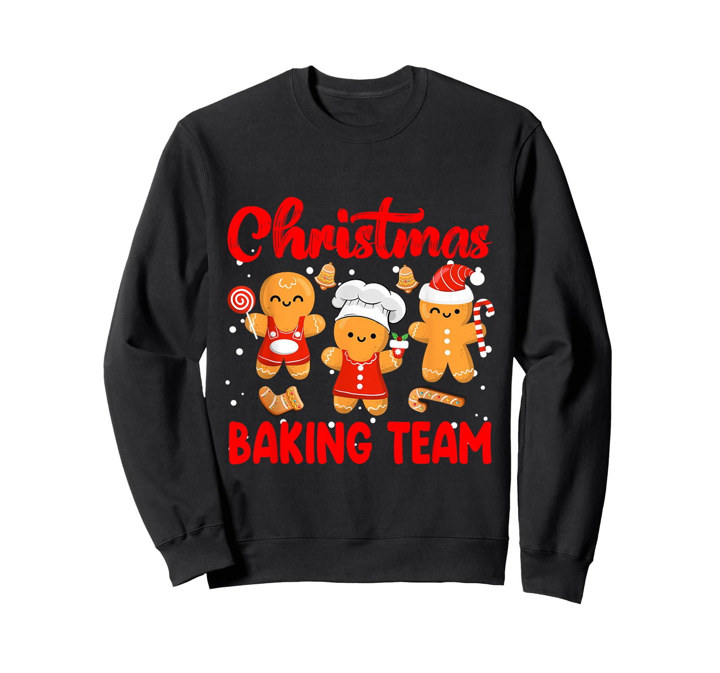 Christmas Baking Team Gingerbread Family Matching Pajamas T-Shirt