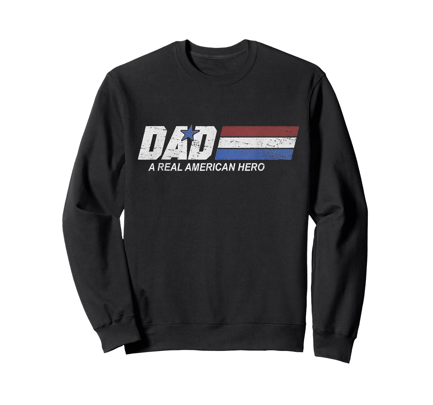 Funny Dad Vintage American Hero Fathers Day Dad US Veteran T-Shirt