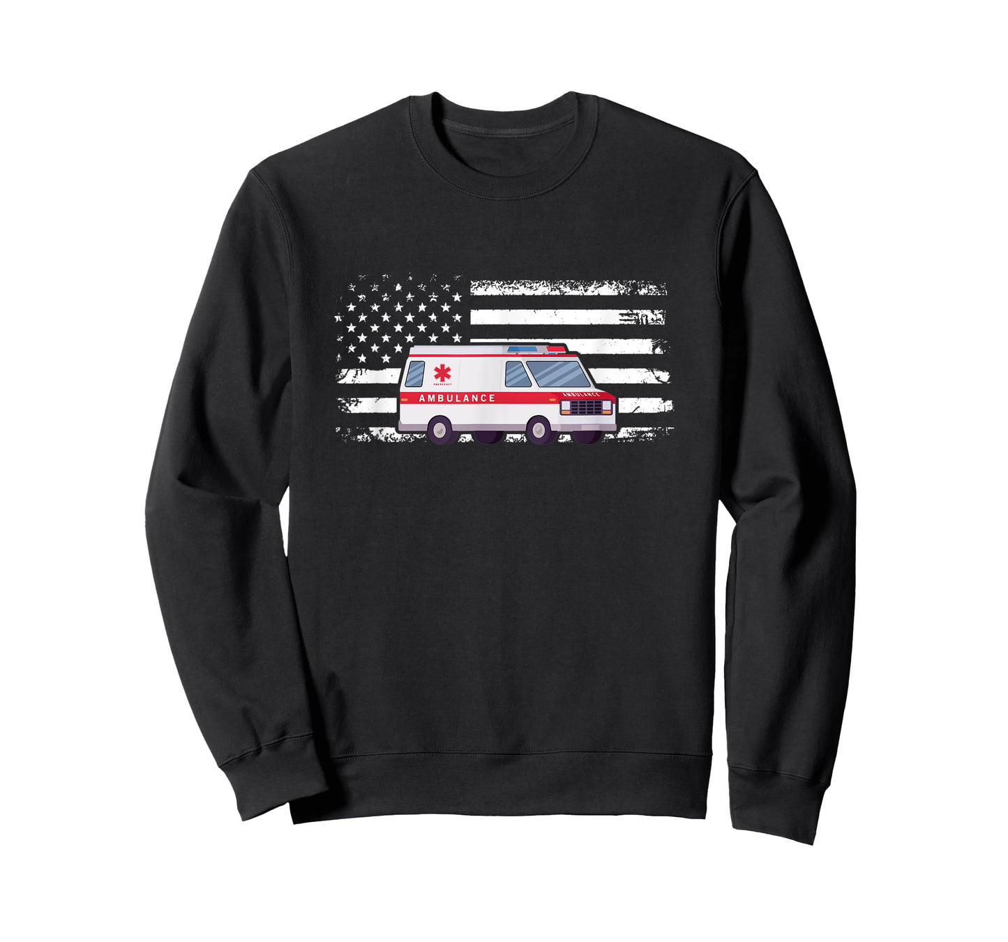 Ambulance Flag Ambulance Parademic EMT T-Shirt