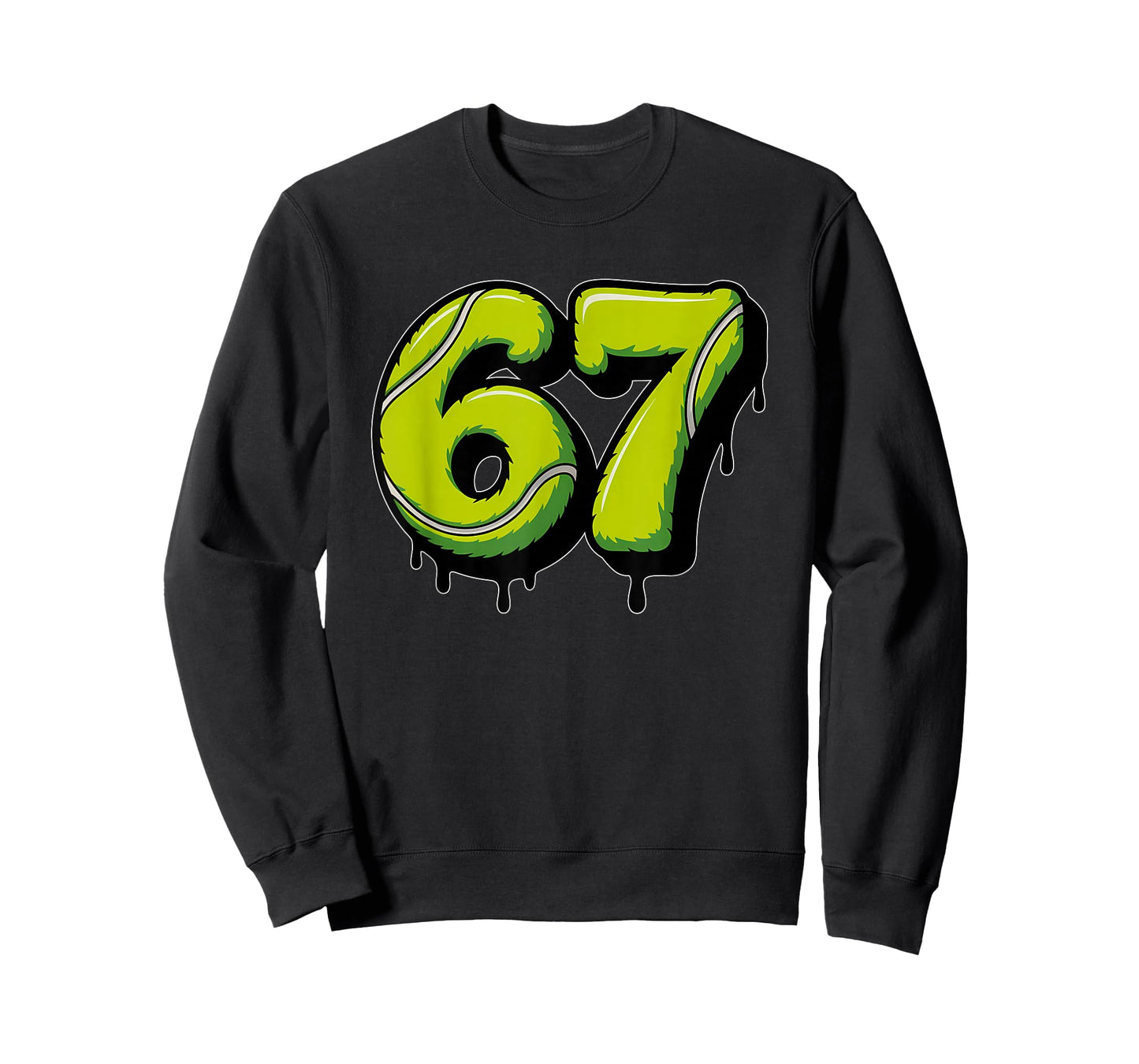 Tennis Drip Number 67 Or 67th Birthday Six Seven T-Shirt