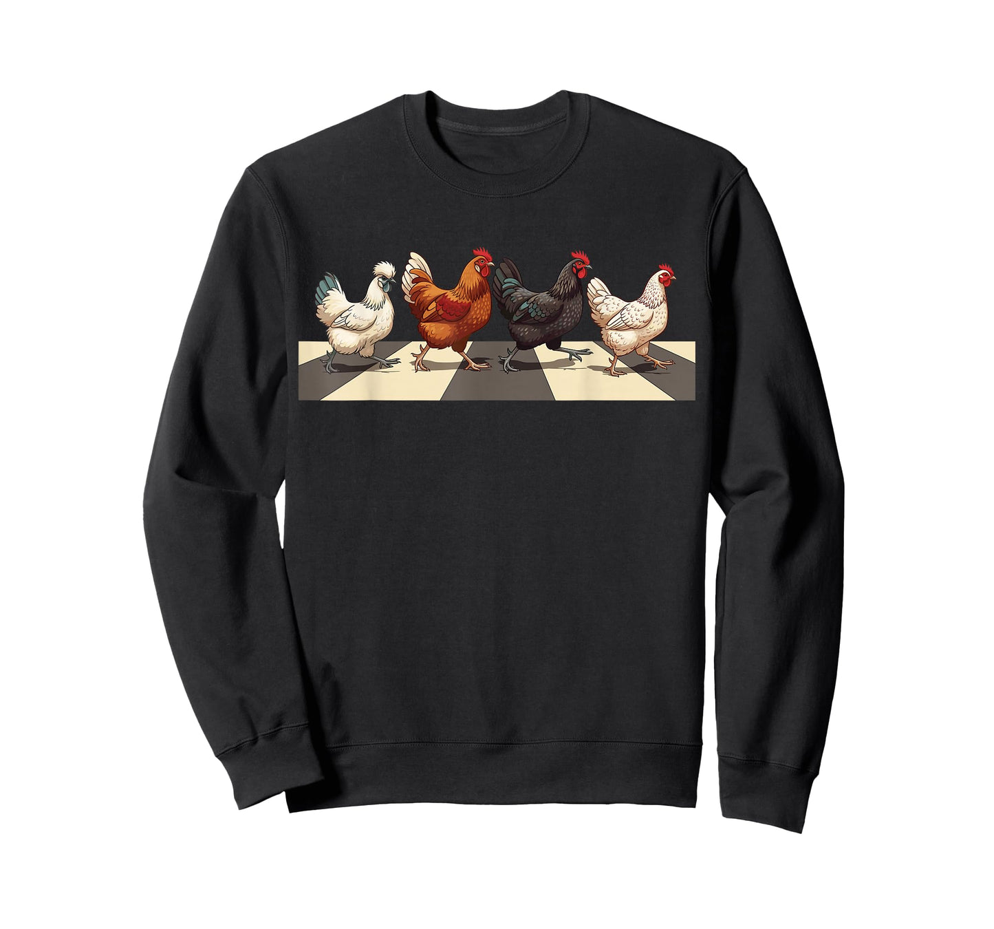 Chickens Crossing Road Parody Lover Funny Chicken T-Shirt
