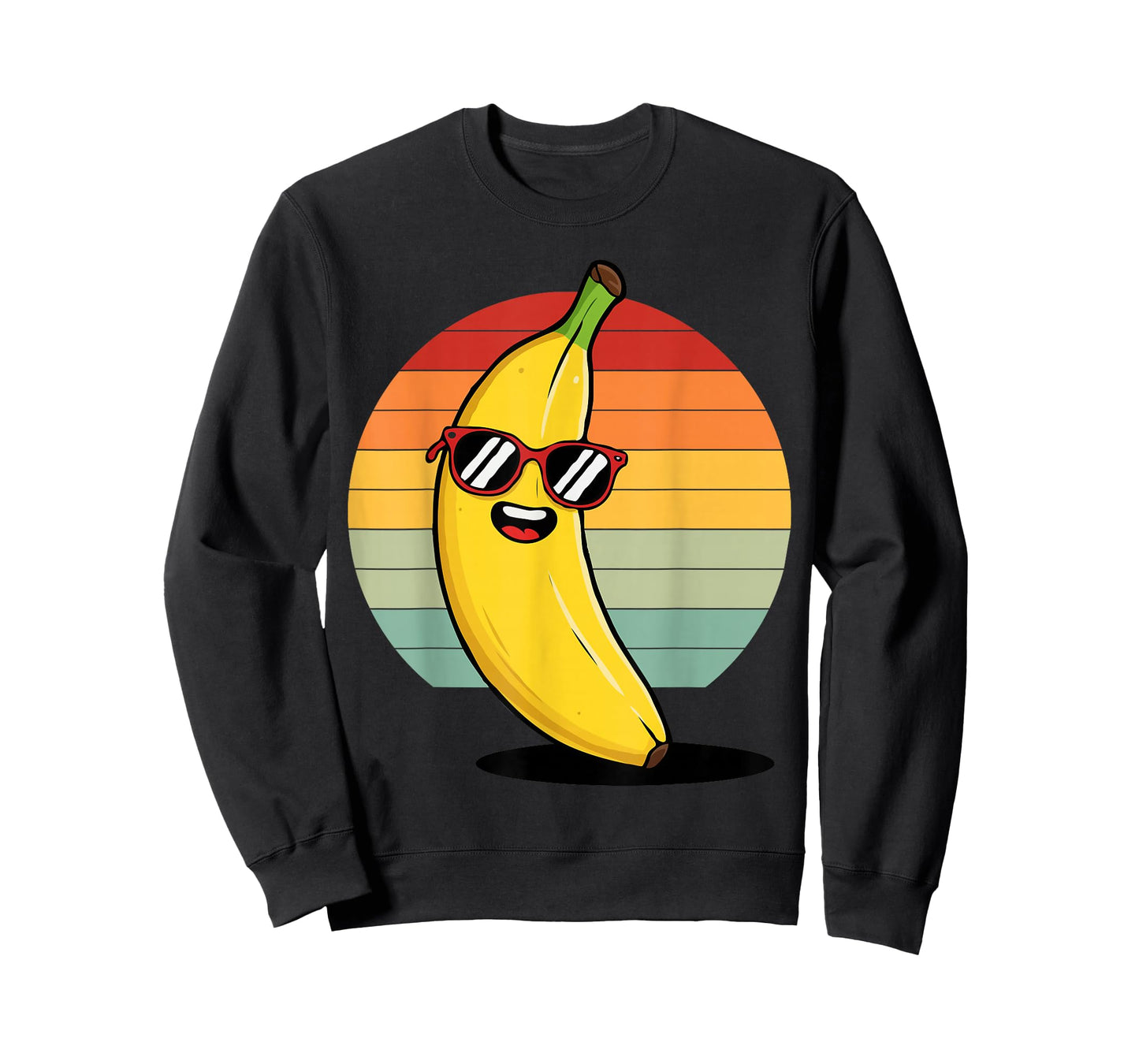 Retro Banana Novelty Fun For Men Women Kids Funny T-Shirt