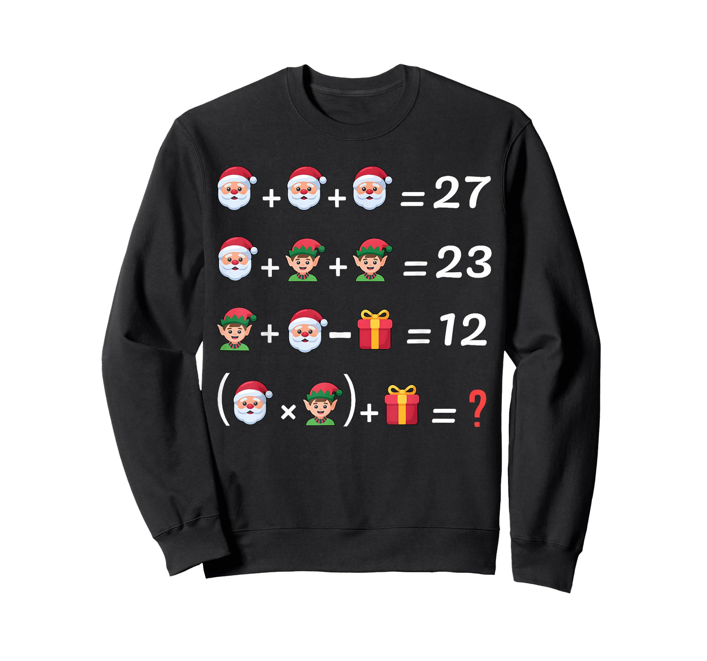 Funny 67 Meme Christmas Math Teacher Santa Six Seven Puzzle T-Shirt