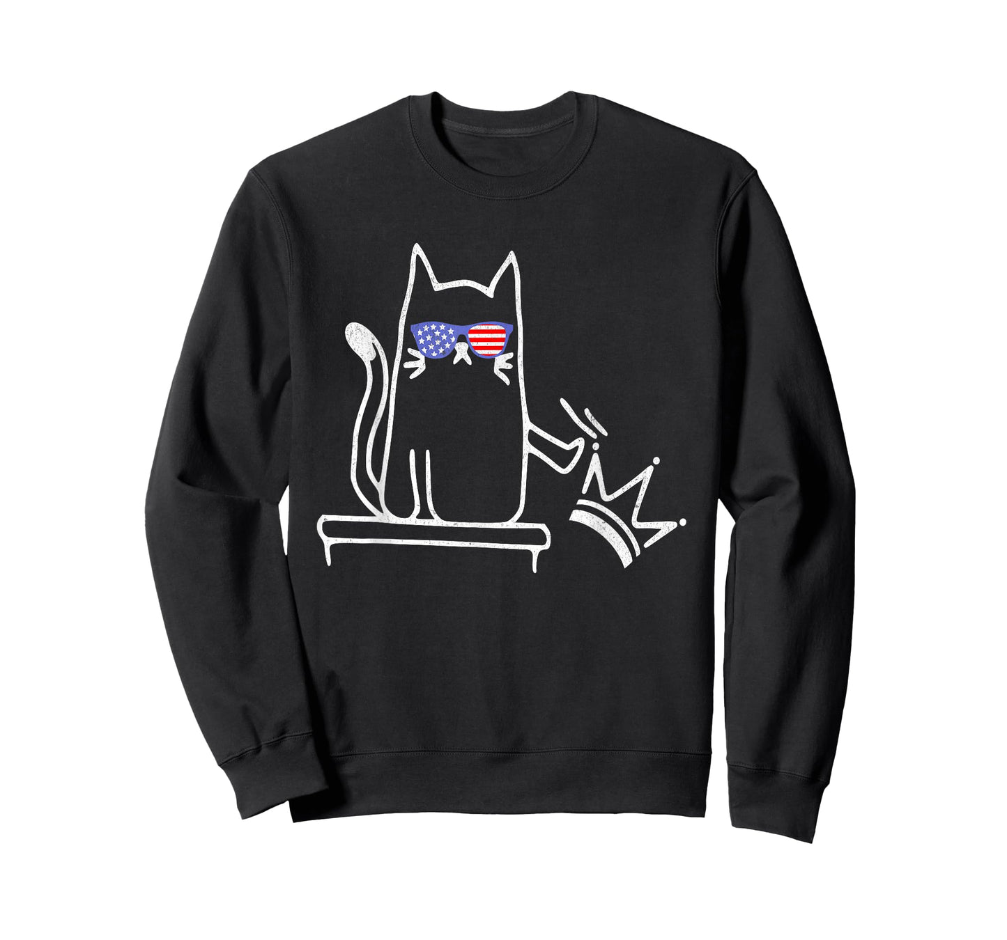 Cat No Kings in America Funny Political Cat Lady T-Shirt