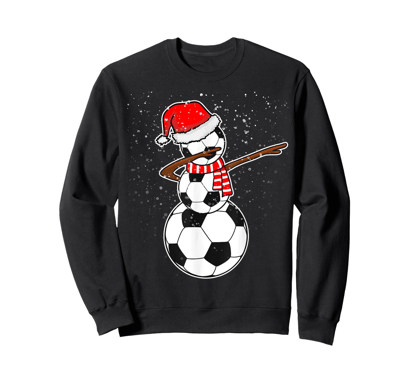 Dabbing Snowman Soccer Shirt T-Shirt