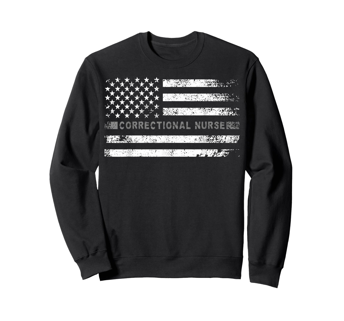 Corrections Nurse US Flag Correctional Nursing T-Shirt