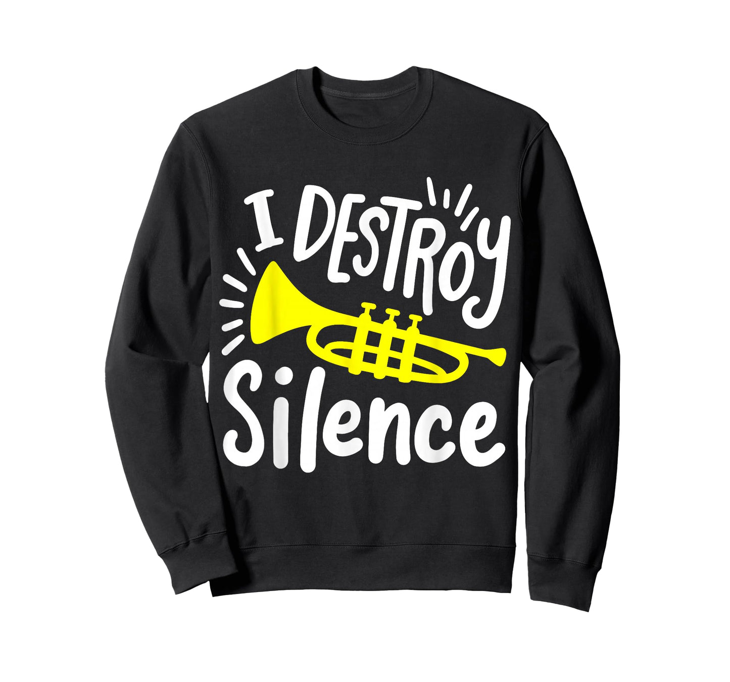 Trumpet Player Trumpet I Destroy Silence T-Shirt